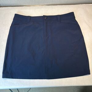 Eddie Bauer Skort Sz 10 Navy Blue